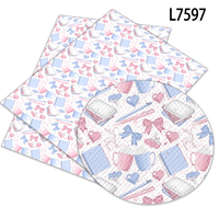 Tissu en similicuir de créateur, style princesse, pour cosmétiques de mode, décorations de fête, nœuds, mini sacs, artisanat, canapé, imperméable