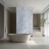 Pierre frittée 1200*2780mm 9mm Diamant scintillant en cristal Convient pour le revêtement mural des appartements résidentiels et la décoration d'espaces
