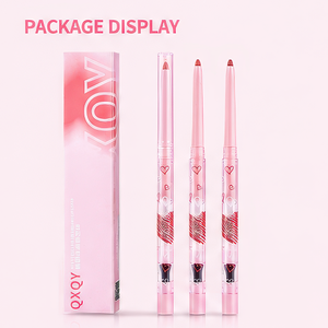 Crayon à lèvres crémeux naturel anti-transfert avec logo personnalisé pour maquillage de fête, effet brouillard, repulpant, anti-bavures, enrichi en peptides - Product Image 1