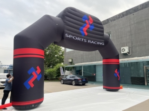 Arco Inflable Sellado para Publicidad, Inflables de PVC Reforzado con Bomba de Aire y Bolsa de Transporte para Punto de Control de Carreras de Montaña - Product Image 1