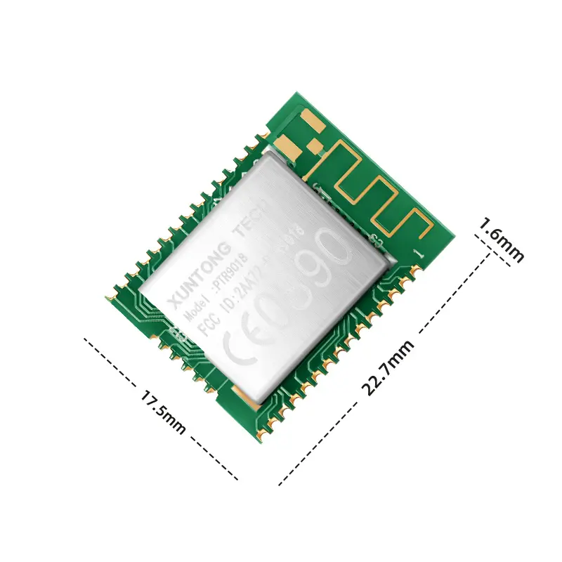 NRF51822 uzun menzilli kontrol ANT 2.4GHz kablosuz verici IoT enerji verimli Bluetooth modülü