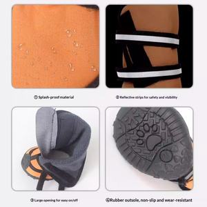 Protection <span class=keywords><strong>de</strong></span> genou et <span class=keywords><strong>de</strong></span> jambe pour chien <span class=keywords><strong>de</strong></span> luxe, respirante, imperméable, antidérapante, pour blessures articulaires et fractures, Golden Teddy - Product Image 5