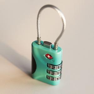 Serrures TSA pour bagages petite serrure à combinaison avec câble pour valise armoire sac à dos <span class=keywords><strong>petit</strong></span> cadenas pour essentiels de voyage - Product Image 6