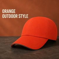 Casquette de baseball multi-panneaux cousue avec visière incurvée pour sports de plein air – Vente en gros directe usine