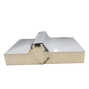 50mm 100mm 150mm Insulated Fireproof Eps Glasswool Sandwich Panel Metal Faced Wall And Roof Panels Factory Price