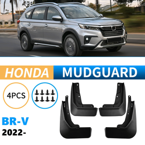 Juego de 4 Guardabarros Impermeables de Alta Calidad para <span class=keywords><strong>Honda</strong></span> BR-V <span class=keywords><strong>BRV</strong></span> <span class=keywords><strong>2022</strong></span>, Accesorios Anti-Caída para Guardabarros de Coche - Product Image 3