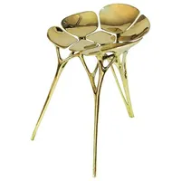 Spiegel-Edelstahl-Design Rückenlehne Kunst-Freizeitstuhl