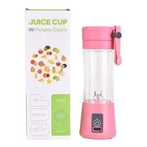 Usb Smoothie Blender Draagbare Juicer Blender Mini Fruit Mixer 380Ml Persoonlijke Reizen Cup Voor Enkele Dienen Leuke Elektrische Blender