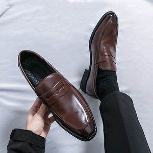 Custom Heren Pu Lederen Loafers Office Casual Forma Fashion Schoenen Trouwfeest Jurk Schoenen Mocassin Rijden Loafers - Product Image 6