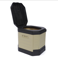 Toilette pliante pour adultes, portable, pliable, pour les situations d'urgence, les voyages, les camping-cars, robuste, pour le camping et les activités de plein air