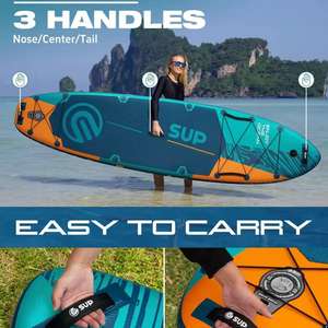 <span class=keywords><strong>SUP</strong></span> 350 บอร์ดพายแบบเป่าลม |   ขนาดใหญ่พิเศษ กว้างและมั่นคง เหมาะสำหรับกีฬาทางน้ำ ตกปลา และเล่นเซิร์ฟ - Product Image 4