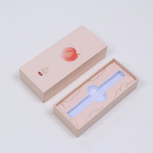 Caja de cartón rígido personalizada con laminación mate, biodegradable, con logo en la parte inferior y la tapa, para cosméticos, brillo labial, esmalte de uñas. - Product Image 1