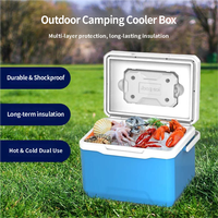 Glacière isotherme moderne de 22 L grande capacité pour camping extérieur, glacière commerciale avec haut-parleur, portable pour marché nocturne et vente ambulante