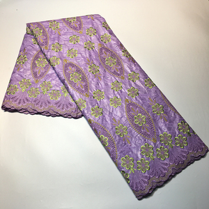 Tissu de dentelle africaine Sinya, dentelle de mariage nigériane, broderie <span class=keywords><strong>Bazin</strong></span>, dentelle <span class=keywords><strong>Bazin</strong></span> <span class=keywords><strong>Riche</strong></span> pour <span class=keywords><strong>robe</strong></span>, 5 yards, collection <span class=keywords><strong>2022</strong></span> - Product Image 3