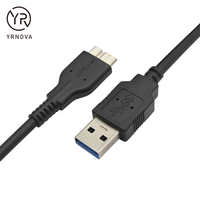 Hard Drive eksternal portabel, kecepatan tinggi USB 3.0 kabel Data Micro B 5A pengisian cepat untuk kamera komputer penggunaan nilon
