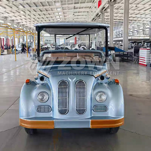 Voiture électrique vintage au design européen classique, durable, pour le transport touristique dans les zones panoramiques - Product Image 5