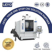 Centre d'usinage CNC à portique FC800, type couronne à cinq axes, pour usine de machines de fraisage, vente en gros, qualité professionnelle, base robuste