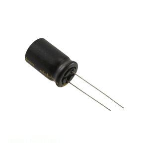 ตัวแทนจำหน่ายอย่างเป็นทางการ UKW1J471MHD 470 uF ตัวเก็บประจุแบบ Through Hole CAP ALUM 470UF 20% 63V RADIAL TH - Product Image 1