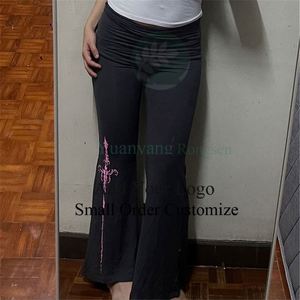 Nuovi Pantaloni Yoga da Donna Effetto Nudo a Zampa d'Elefante - Product Image 1