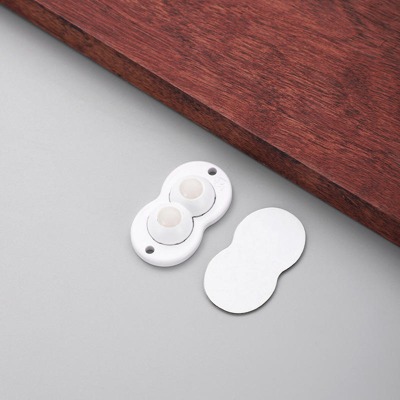 ลูกปัดพลาสติกสีขาว2เม็ด