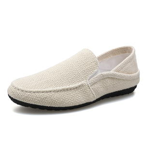 Nouvelles <span class=keywords><strong>Espadrilles</strong></span> Souples à Vente Rapide pour Hommes – Chaussures Décontractées en Lin Respirantes à Coupe Basse, Faciles à Enfiler, Idéales pour les Loisirs - Product Image 1