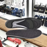 Semelle antidérapante respirante, à motif de fleurs noires, 1 pièce, accessoire de santé pour les pieds