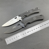 Offre Spéciale en russie G10 manche en fibre D2 lame couteau de poche EDC extérieur couteau tactique défensif Camping survie couteaux pliants