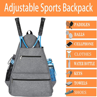 Sac de rangement pratique pour raquettes de tous sports, pour femmes et hommes, pour ranger des raquettes de tennis, des pagaies de pickleball, des raquettes de badminton, sac de pickleball
