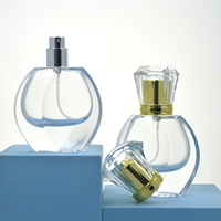 Vente en gros d'usine OEM de design de luxe de 30ml de flacon de parfum personnalisé flacon unique