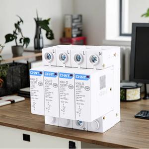 NXU 4P 40KA โมดูลป้องกันไฟกระชาก 275v T1 ประเภทป้องกันฟ้าผ่า ระบบพลังงานแสงอาทิตย์ 385v - Product Image 6