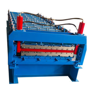 고품질 자동 롤링 성형 컬러 스틸 금속 프로필 유약 벽돌 지붕 타일 프레스 기계 - Product Image 4