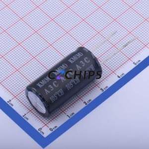 Condensateur électrolytique en aluminium à montage traversant EKM107M2GK30RRS9P, montage traversant, D16xL30mm 100uF 20% 400V 7.5mm - Product Image 2