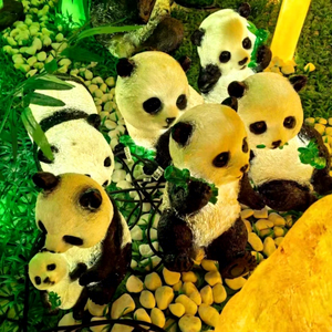 Landscape Panda <b>Light</b> Sculpture for Outdoor Resorts Parks Shopping Malls and <b>Holiday</b> Event Decoration - Product Image 1