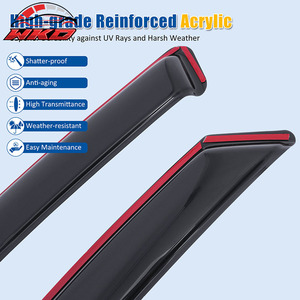 Pare-pluie en acrylique pour Kia K5 (2021-2026) – Déflecteurs de vitres intégrés - Product Image 4