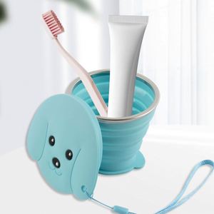 Gobelet pliable personnalisé avec logo, gobelet pliable en silicone pour le camping avec couvercles, gobelet extensible pour la randonnée en plein air et les voyages - Product Image 2
