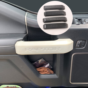 Steering Wheel Inner <b>Door</b> Handle Cover Interior <b>Trim</b> for F150 2015 2016 2017 2018 2019 Carbon Fiber Print - Product Image 3