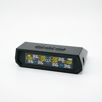 Solar TPMS 6-Rad-Reifendruckkontrollsystem mit externen Sensoren für LKW und Wohnmobile, Typ-C-Ladung, Echtzeit-Alarm, 9,9 Bar