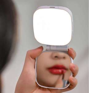M27 Fill Light <b>Mini</b> Portable Magnetic LED Pocket Fill Light Phone Holder Mirror for Mobile Phone Selfie Live <b>Camera</b> Flash Lights - Product Image 1
