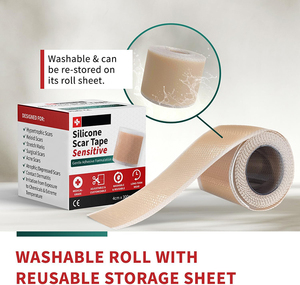 Cinta <span class=keywords><strong>de</strong></span> Gel <span class=keywords><strong>de</strong></span> Silicona <span class=keywords><strong>de</strong></span> Grado Médico YOJO para el Cuidado <span class=keywords><strong>de</strong></span> Cicatrices, Reutilizable, Hipoalergénica, Sin Látex, Desinfectada <span class=keywords><strong>con</strong></span> EO, Cinta Adhesiva - Product Image 5