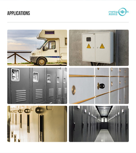 Kẽm Hợp Kim Đu <span class=keywords><strong>L</strong></span> Xử <span class=keywords><strong>L</strong></span>ý Cao An Ninh Công Nghiệp Tủ <span class=keywords><strong>Cam</strong></span> Khóa Container Cửa Khóa Cho Khí Đốt Và Phân Phối Buồng - Product Image 6