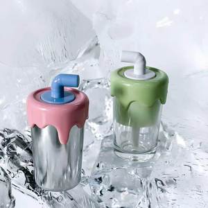 Nuovo Tubetto Creativo per Lucidalabbra a Forma di Tazza da Tè, <span class=keywords><strong>Serie</strong></span> Rosa Femminile, Flacone Vuoto per Gloss Labbra - Product Image 1