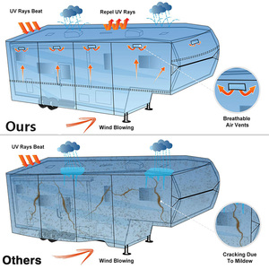 Funda Transpirable 100% Impermeable para Quinta Rueda, de 4 Capas, para Zonas Húmedas - Product Image 4