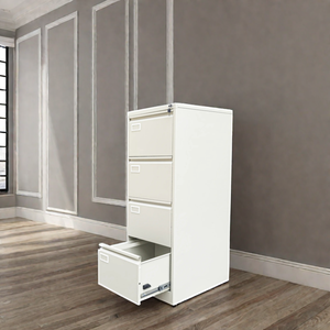 Classeur <span class=keywords><strong>suspendu</strong></span> élégant à 4 tiroirs en métal A4 Mobilier de <span class=keywords><strong>bureau</strong></span> contemporain avec fer en acier pour le rangement de la maison ou du parc - Product Image 5