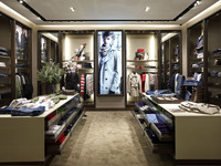 Fabricant de meubles de présentation de vêtements sur mesure, porte-vêtements pour boutique de mode