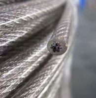 Câble en acier galvanisé recouvert de PVC 6x12+7FC 6x7+FC 7x7, câble en acier flexible pour la mise en gré général