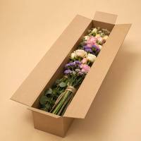 Boîtes en carton triangulaires longues et robustes, résistantes à la compression, pour chaussures, fleurs, parapluies, chaussettes, fourrures, emballage personnalisé avec impression de logo