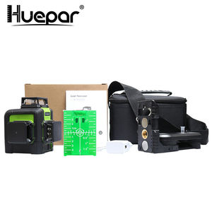 Nivel Láser Profesional <span class=keywords><strong>Huepar</strong></span> <span class=keywords><strong>903CG</strong></span> 3D con Haz Verde, Autonivelante, con Líneas Cruzadas - Product Image 1