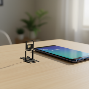 Tiroir SIM noir pour Samsung Galaxy A06 – Accessoire de téléphone portable - Product Image 3