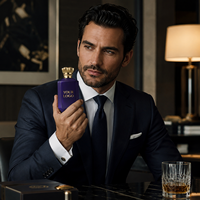 Parfum Oud longue durée pour homme, avec logo personnalisé, senteurs orientales boisées, parfum de niche, vaporisateur, qualité supérieure, cadeau