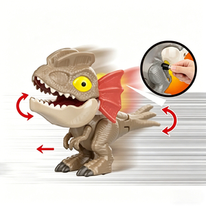 Jouet dinosaure à remonter classique, figurine de dinosaure mobile à mécanisme pour enfants et tout-petits, cadeau interactif - Product Image 3